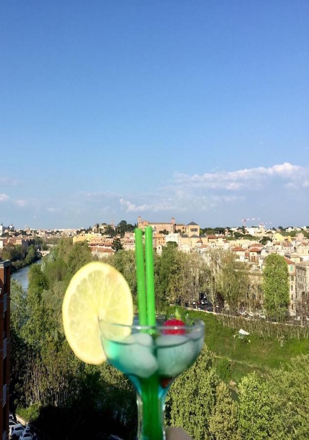Terrace With Tiber View - Trastevere โรม ภายนอก รูปภาพ