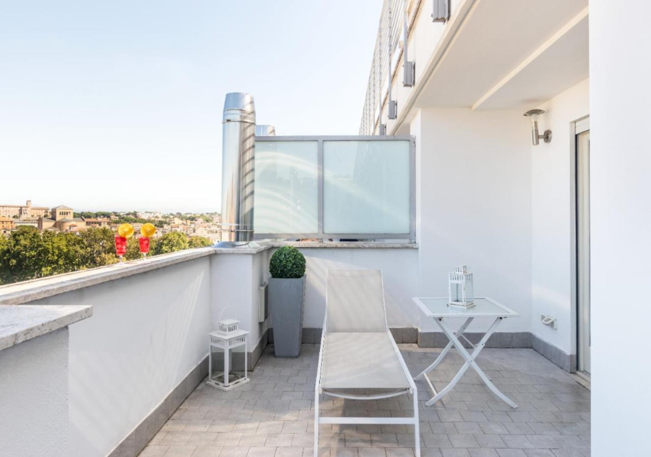 Terrace With Tiber View - Trastevere โรม ภายนอก รูปภาพ